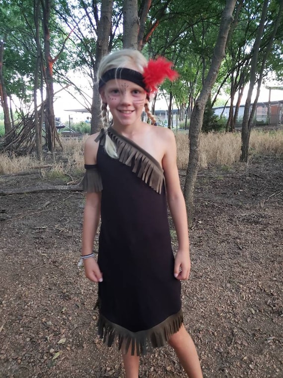 Pocahontas Indiase kostuum Sacagawea kostuum - Etsy