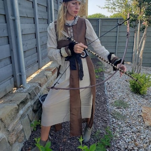 Medieval women&#39;s dress, Viking dress, Viking women&#39;s costume, Viking warrior, Medieval cosplay, women&#39;s tunic, woman warrior, Celtic warrior