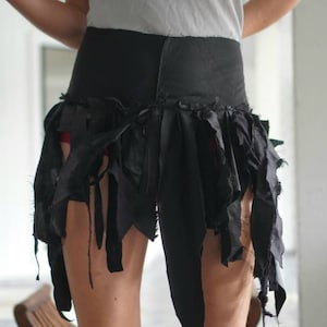 Rag Tie Skirt, Women&#39;s Pixie Skirt, Women&#39;s Clubbing Skirt, Festival Wear, Women&#39;s costume, Fairy Skirt, Women&#39;s Woodland Skirt, Rag Skirt