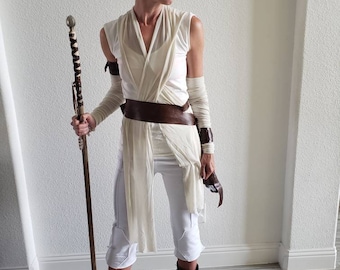 Rey Star Wars Inspired Costume, Women's Rey Inspired Outfit, The Rise of Skywalker, The Force Awakens, The Last Jedi
