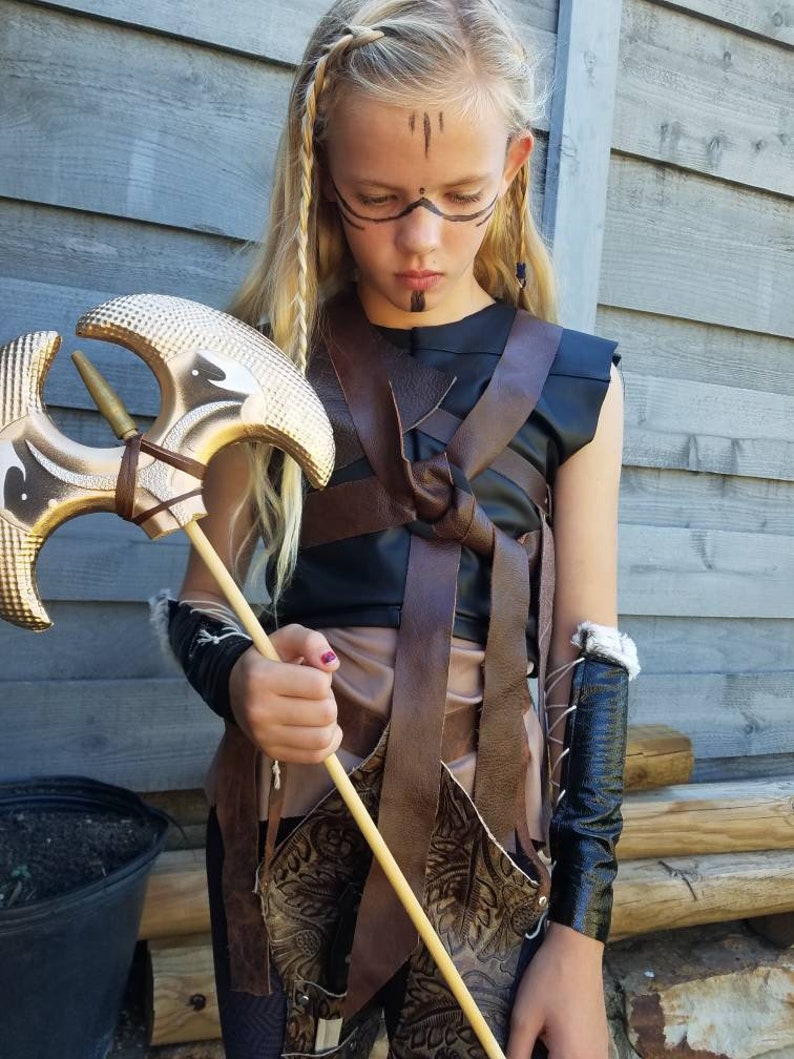 Viking warrior Girl Viking warrior Girl Halloween costume | Etsy