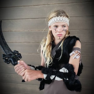 Viking Warrior Girl Viking Warrior Girl Halloween Costume - Etsy