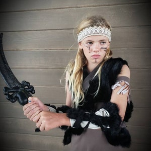 Viking Warrior Girl Viking Warrior Girl Halloween Costume - Etsy