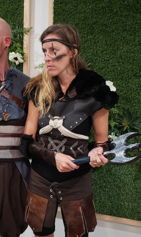 Viking Warrior Female Viking Warrior Adult Halloween - Etsy Finland