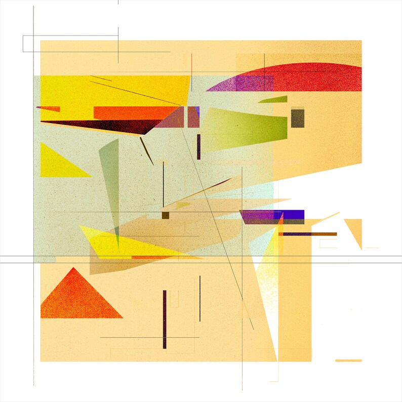 Large Square Abstract Art Instant Download Printable Digital Etsy