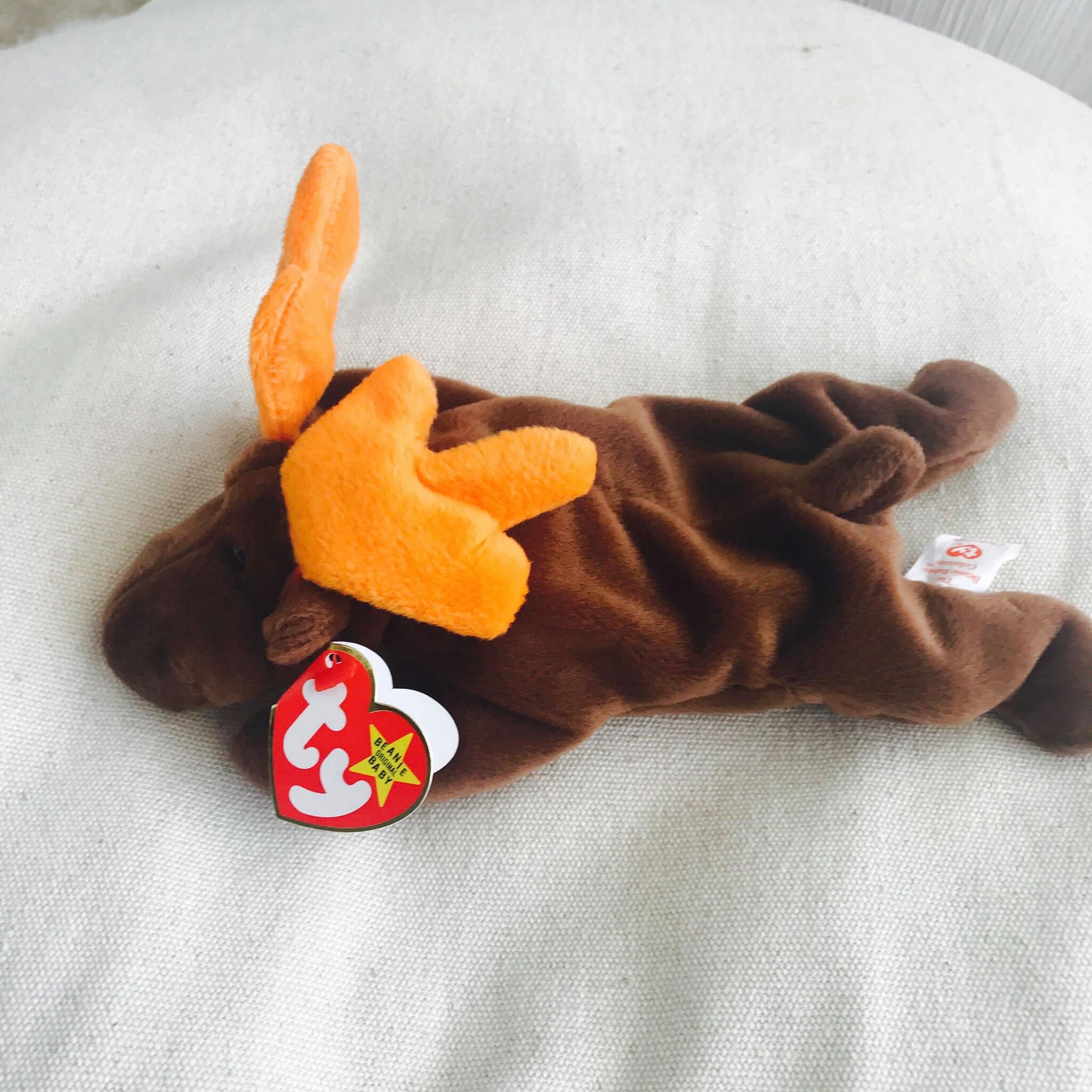 TY Beanie Baby Chocolate the Moose Original 9 PVC Pellets 1993 | Etsy