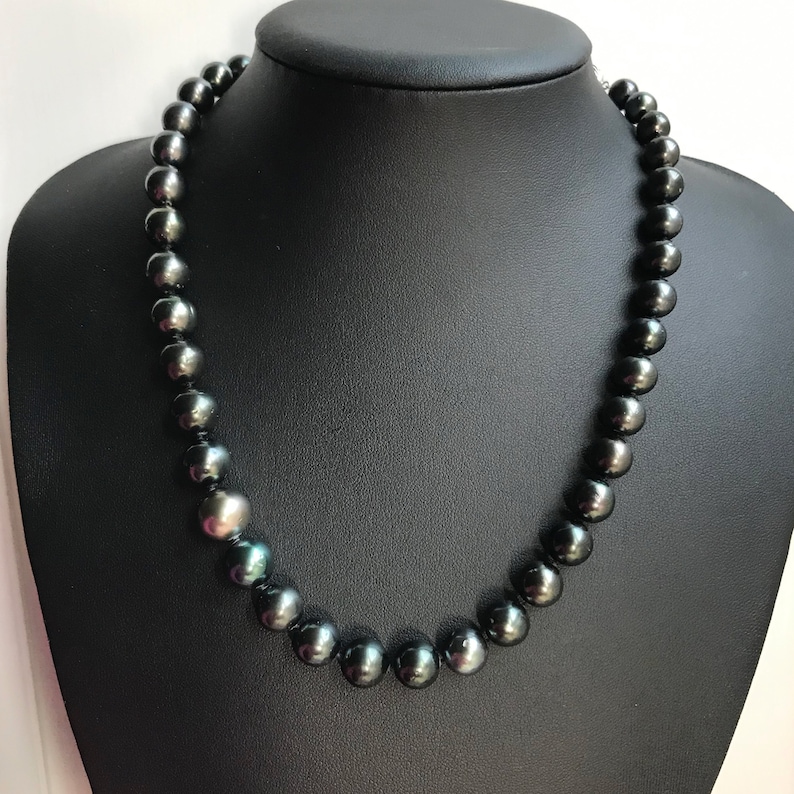 2Strands 7-8mm Gray Round Freshwater Pearl Mabe Clasp Bracelet Handmade Women
