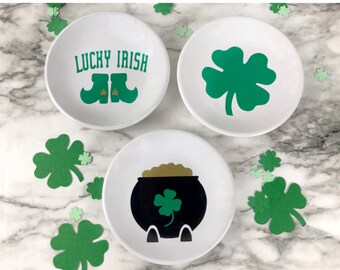 4 Inch St. Patrick's Day Decorative Plates/St. Patrick's Day Decorations/St. Patrick's Day Gifts/St. Patrick's Day Party Decorations