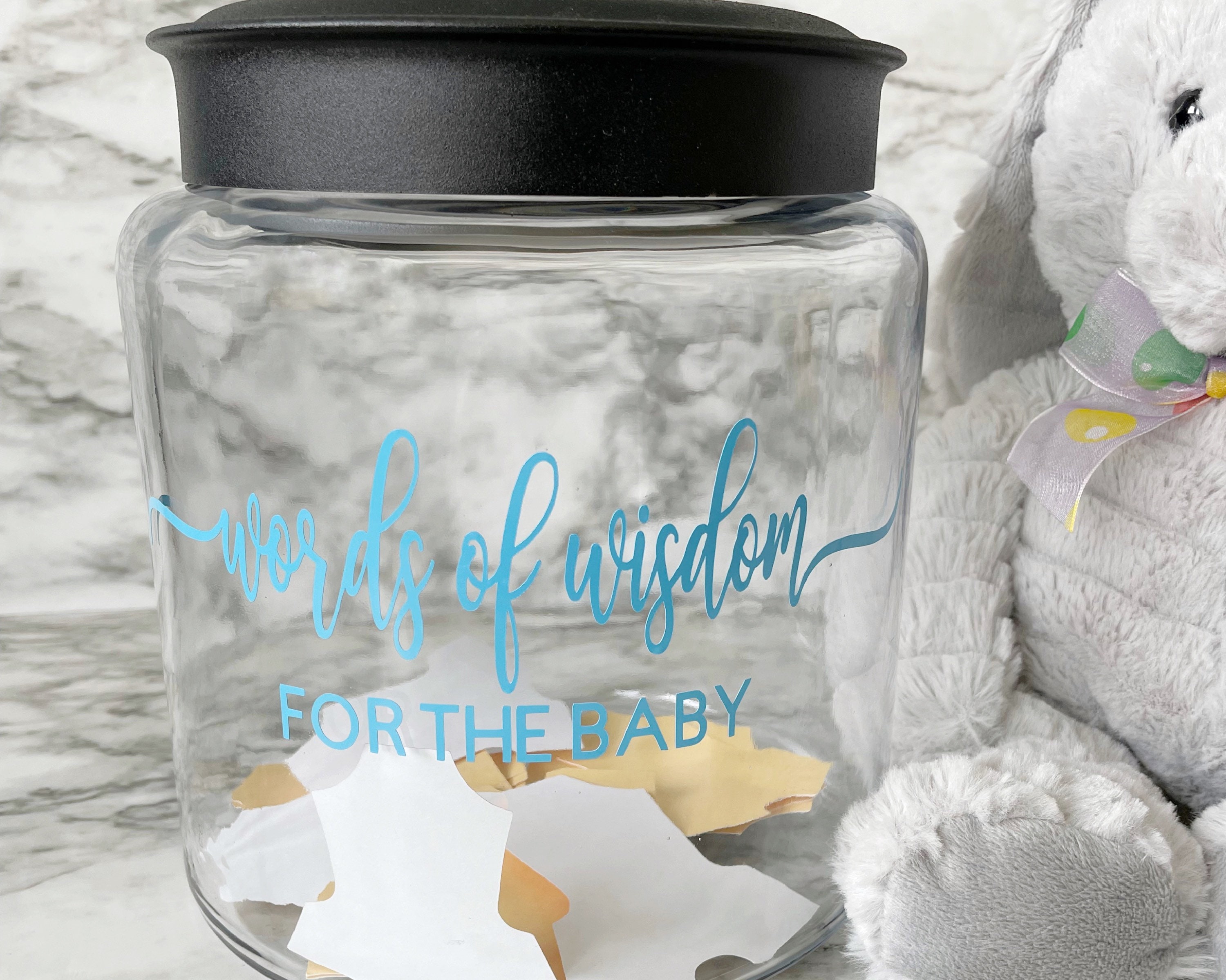 Personalized Words of Wisdom Baby Shower Decal/baby Shower Etsy