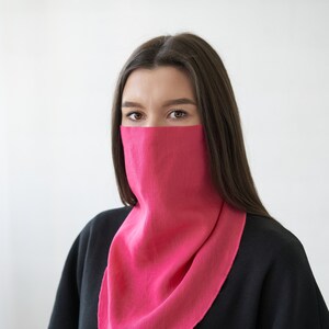 Image 2 of Linen face mask, scarf, bandana from Baltic Linen