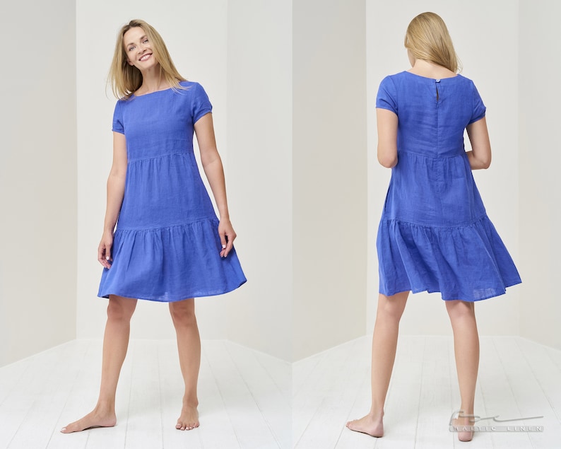 Summer Bliss: Loose Washed Linen Dress for by BalticLinenArt _image6