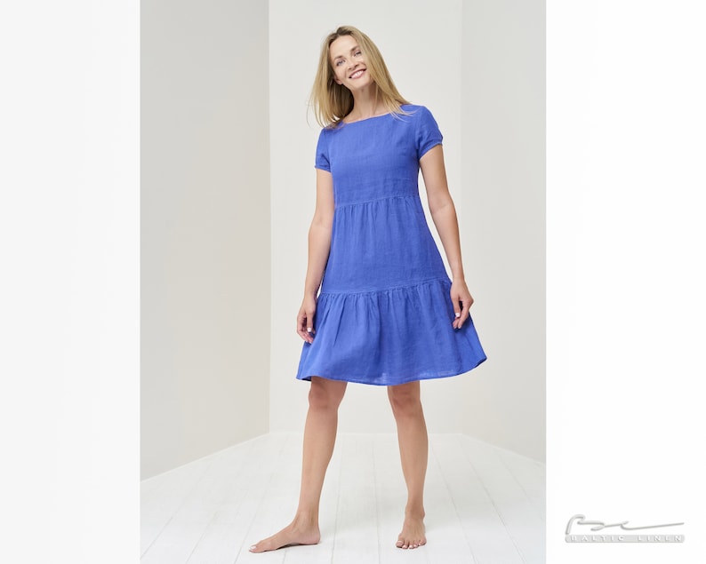 Summer Bliss: Loose Washed Linen Dress for by BalticLinenArt _image5