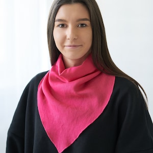 Image 6 of Linen face mask, scarf, bandana from Baltic Linen