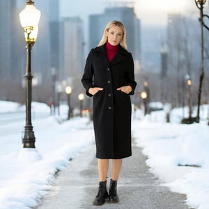Army Green Wool Coat for Women, Wool Military Coat, Winter Army Green Wool Coat for Women, Wool Military Coat, Winter