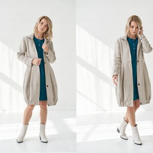 Linen Frock Coat Etsy UK