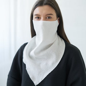 Image 9 of Linen face mask, scarf, bandana from Baltic Linen