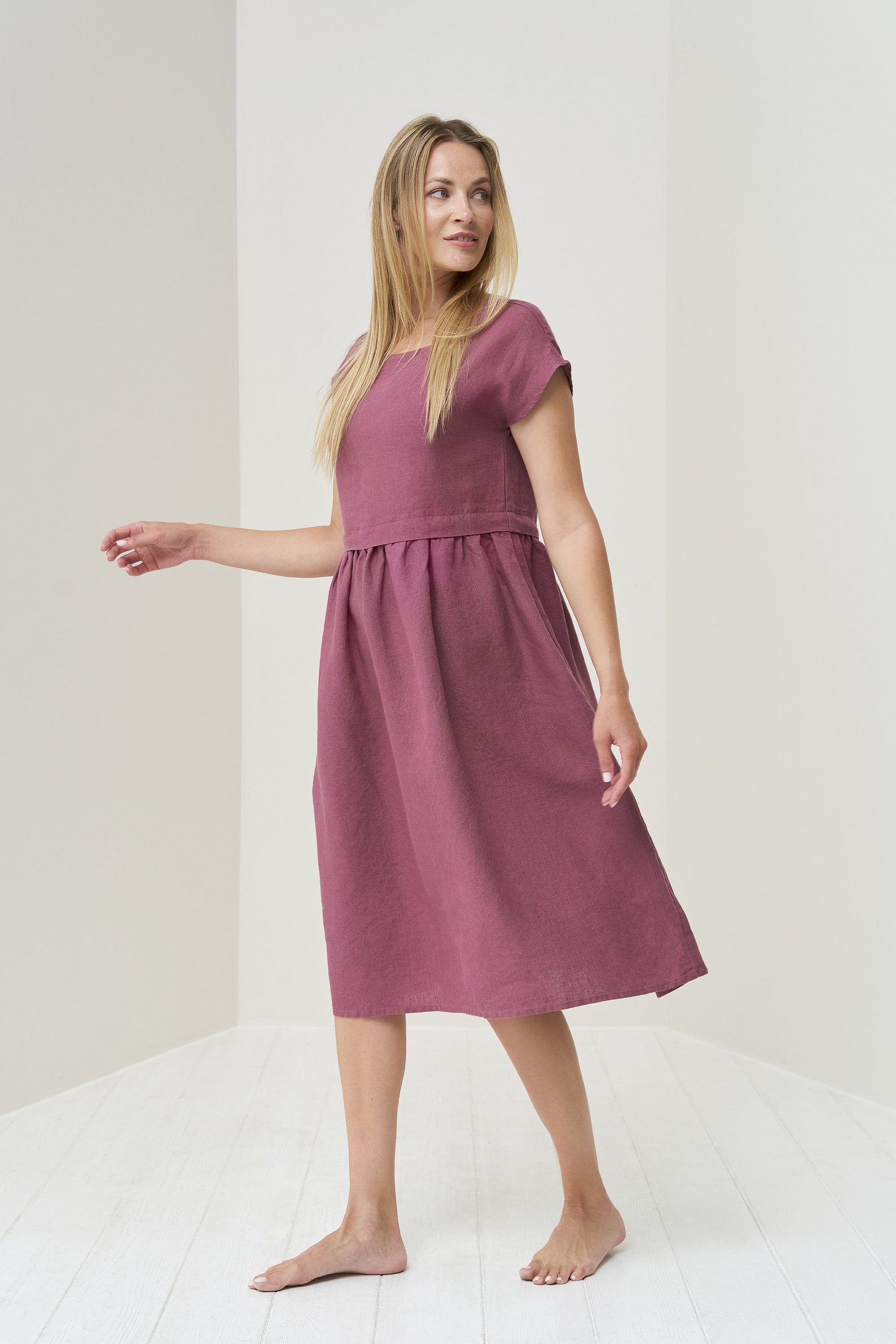 Bay Breeze linen dress