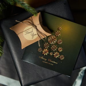 Personalisierte Weihnachtskarte für jemand Besonderen