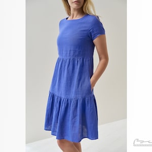 Summer Bliss: Loose Washed Linen Dress for by BalticLinenArt _image7