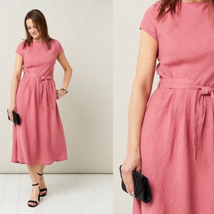 Summer Ready: Womens Linen Shift Dress - Soft, Versatile, and Flattering