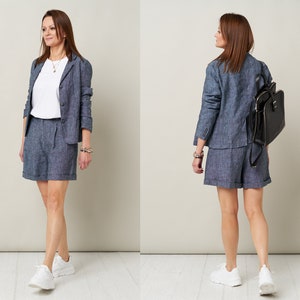 Womens Linen Jacket - Top Clothing for Any Occasion!