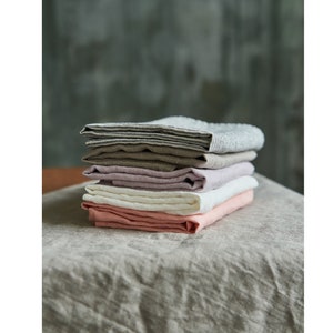 Linen tea towel, Natural linen dishclothes, Linen kitchen towel, Soft linen towel, Linen kitchen gift towel