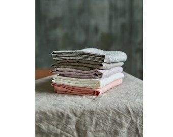 Linen tea towel, Natural linen dishclothes, Linen kitchen towel, Soft linen towel, Linen kitchen gift towel