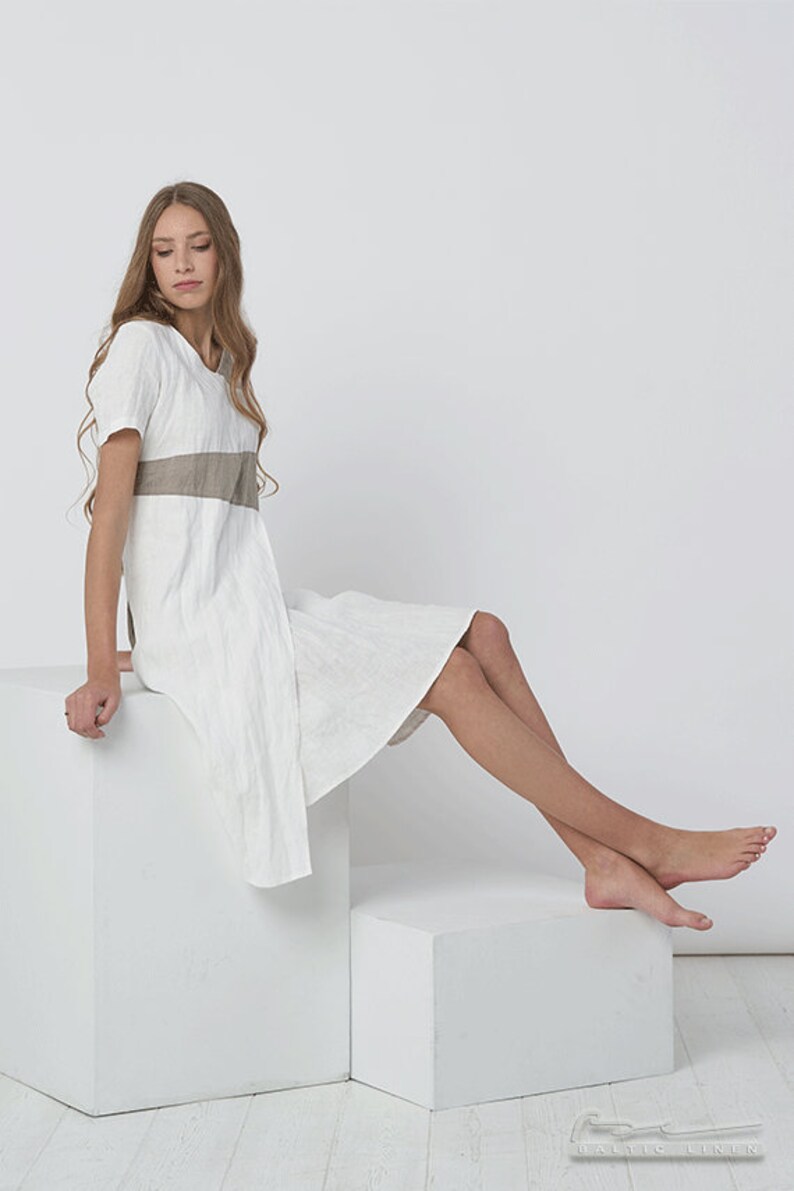 Long Linen Dress Soft Wash Linen Dress for Women Etsy