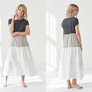 Soft Linen Summer Dress Slow Fashion & by BalticLinenArt _image3