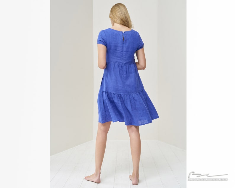 Summer Bliss: Loose Washed Linen Dress for by BalticLinenArt _image9