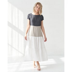 Soft Linen Summer Dress Slow Fashion & by BalticLinenArt _image7