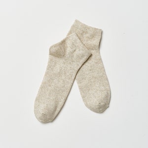 Image 5 of Set 3 organic linen socks, natural socks, soft linen socks from Baltic Linen