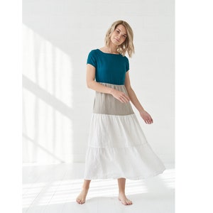 Soft Linen Summer Dress Slow Fashion & by BalticLinenArt _image4