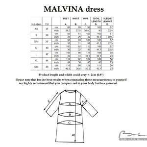 Linen Long Sleeve Dress for Summer Perfect for by BalticLinenArt _image10