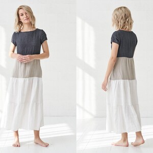 Soft Linen Summer Dress Slow Fashion & by BalticLinenArt _image1