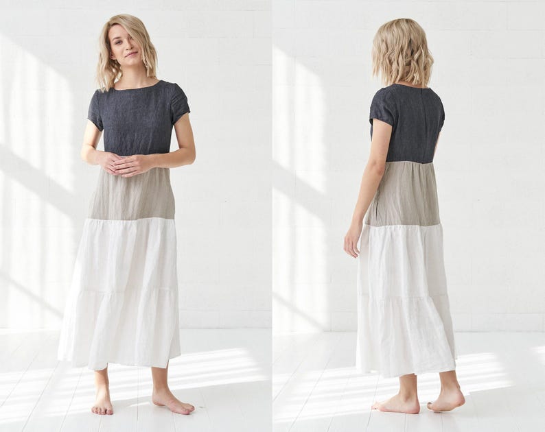 Soft Linen Summer Dress Slow Fashion & by BalticLinenArt _image1