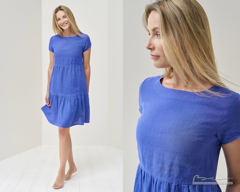 Summer Bliss: Loose Washed Linen Dress for by BalticLinenArt _image3