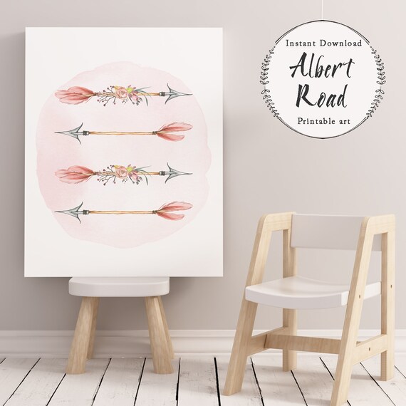 boho woodland baby girl nursery