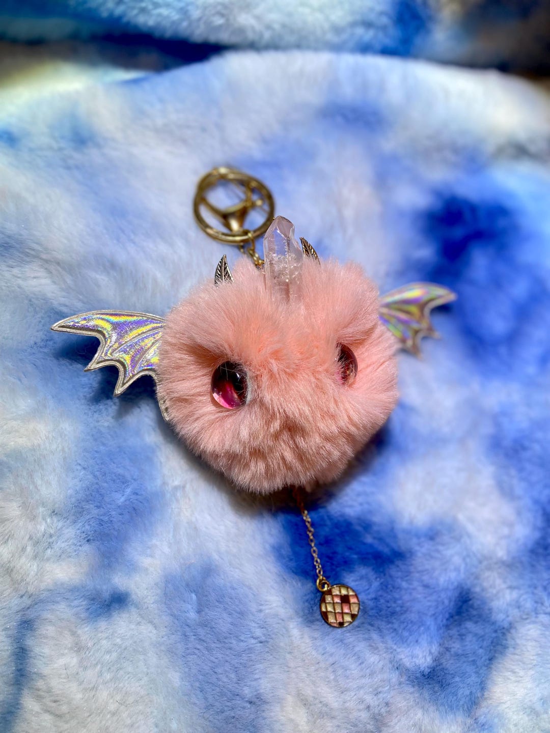 OOAK Magno the Crystal Demon [fluffy Puff Pals] | Handmade Devil Art ...