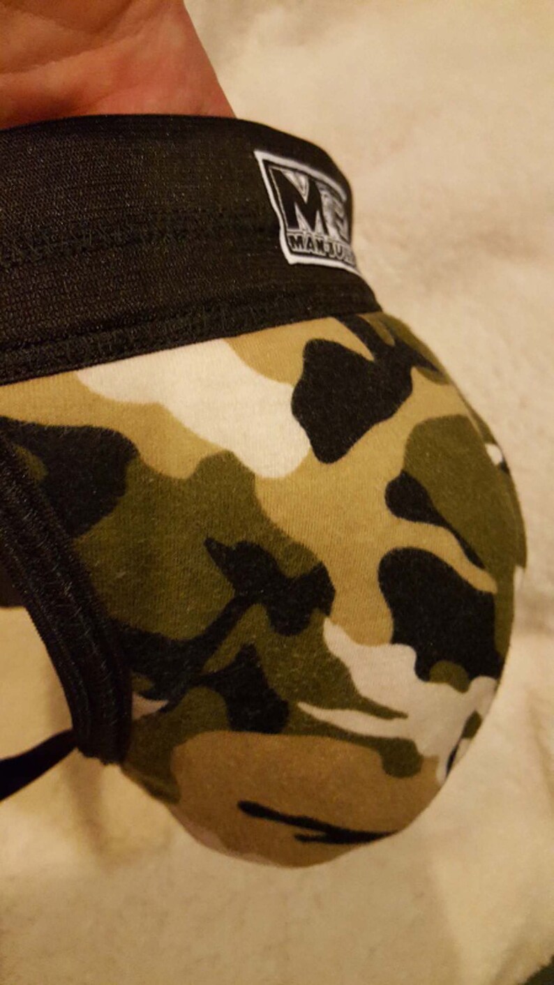 Soft Comfortable Camouflage Padded Jockstrap / The Winter Etsy