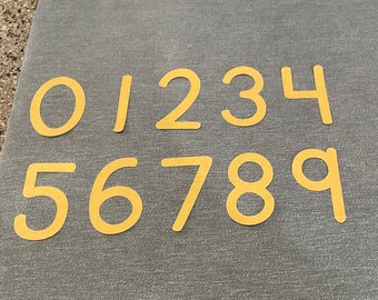 DIY Montessori Sandpaper Numbers Kit - Educational Toy for Kids