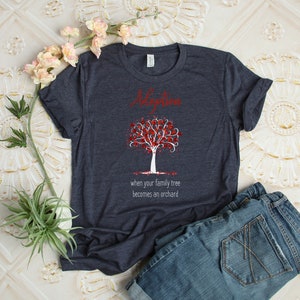 Adoption T-Shirt When Your Family Tree Becomes an Orchard, Adoption Tshirt, ProLife Tshirt, Gotcha Day, Adoption Day, Ladies Adoption Shirt image 2