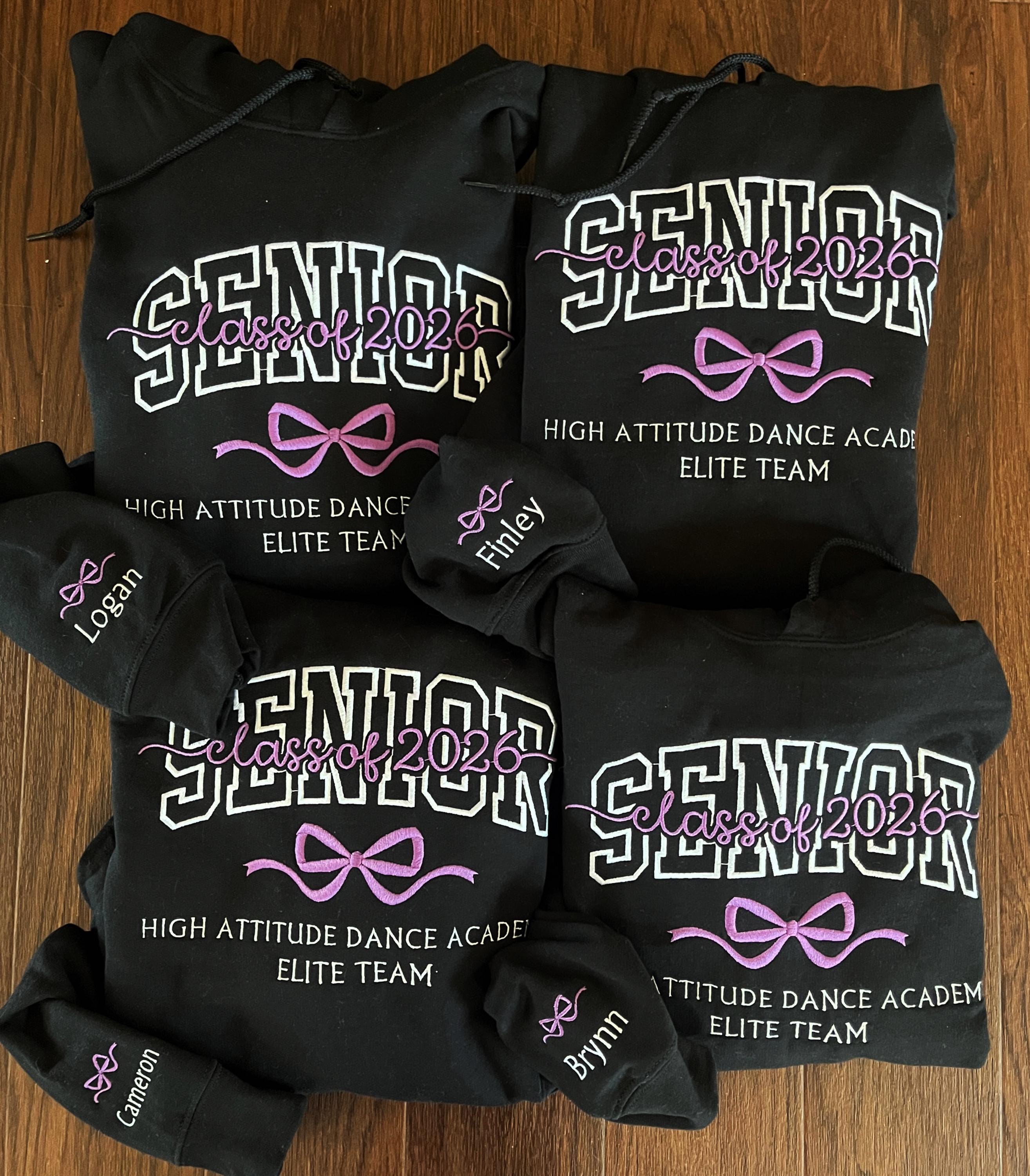 Embroidered Senior Crewneck, Senior Hoodie Sweatshirt Senior Team Personalized Senior 2026, Senior Sunrise, Class of 2027, Senior Cheer Gift