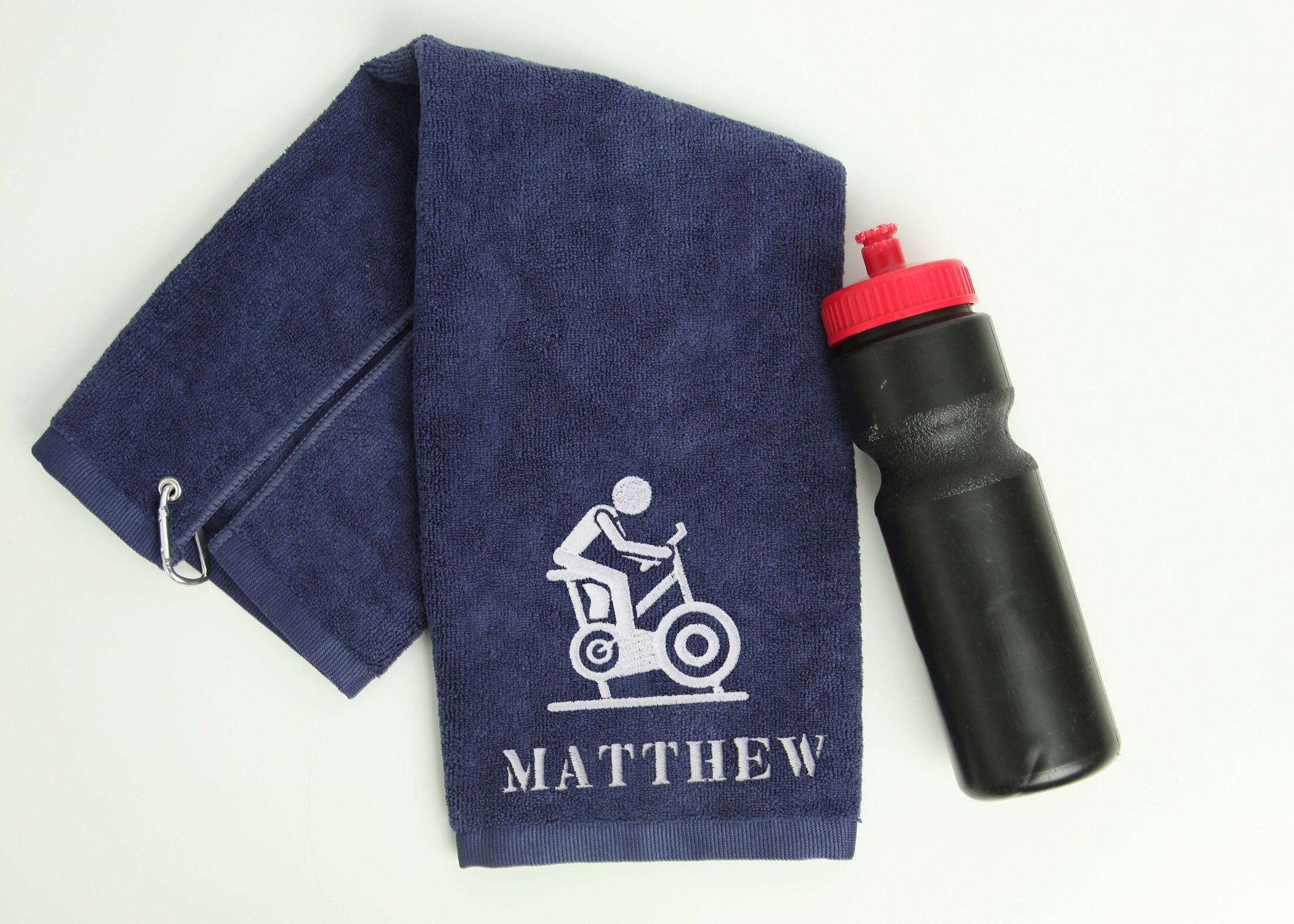 Spin Bike towel Personalized Monogrammed bike Towel Custom Etsy