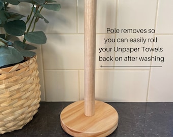 Wooden Unpaper Towel Holder