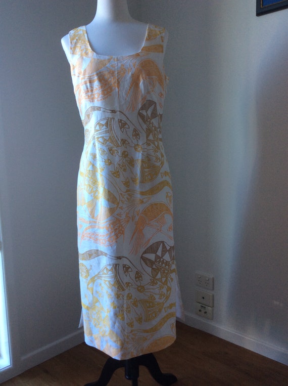 lined linen dress