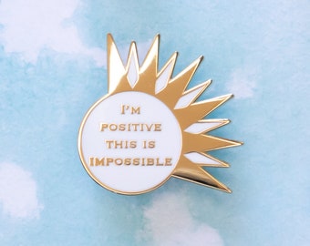 Critical Quotes | Kashaw Vess | Impossible | Critical role | Vox Machina | Critrole | Enamel Pin | Dungeons and Dragons | D&D