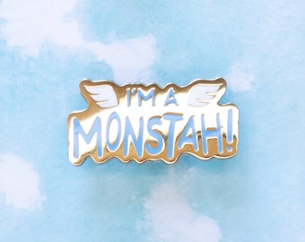 Critical Quotes | Pike Trickfoot | i'm a monstah | Critical role | Vox Machina | Critrole | Enamel Pin | Dungeons and Dragons | D&D