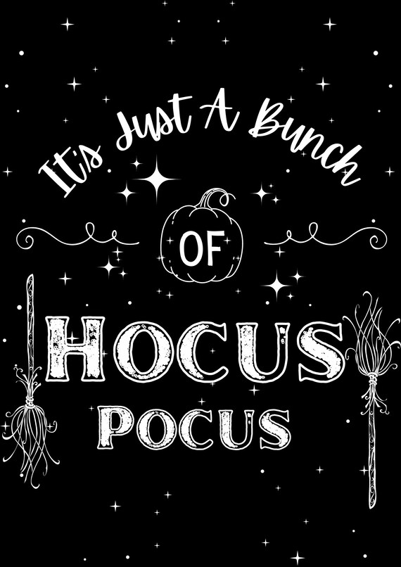 Hocus Pocus Themed Printables - Etsy