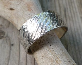 Silber Herren Ring Struktur